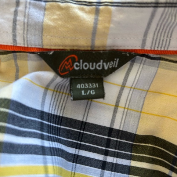 Cloudveil Short sleeve Shirt Size Large - Picture 3 of 5